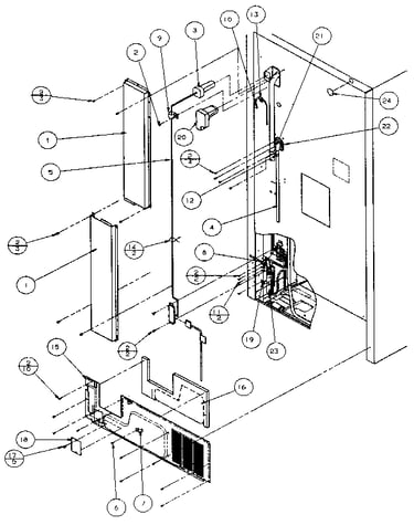 Cabinet back