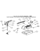 Add-on ice maker assembly