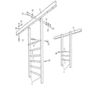 Sears 78637210 ladder assembly diagram