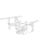 Ladder hardware assembly