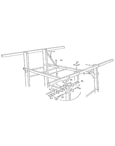 Ladder hardware assembly