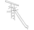 Sears 78637210 slide & top bar assembly diagram