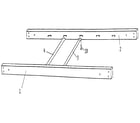 Sears 78637210 ladder rail assembly diagram