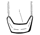 Sears 7868152 swing seat assembly diagram