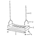 Sears 4122 swing seat assembly diagram