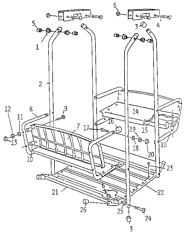 Lawn swing assembly