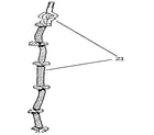 Sears 78630004 rope assembly diagram