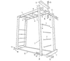 Sears 78630006 ladder assembly diagram