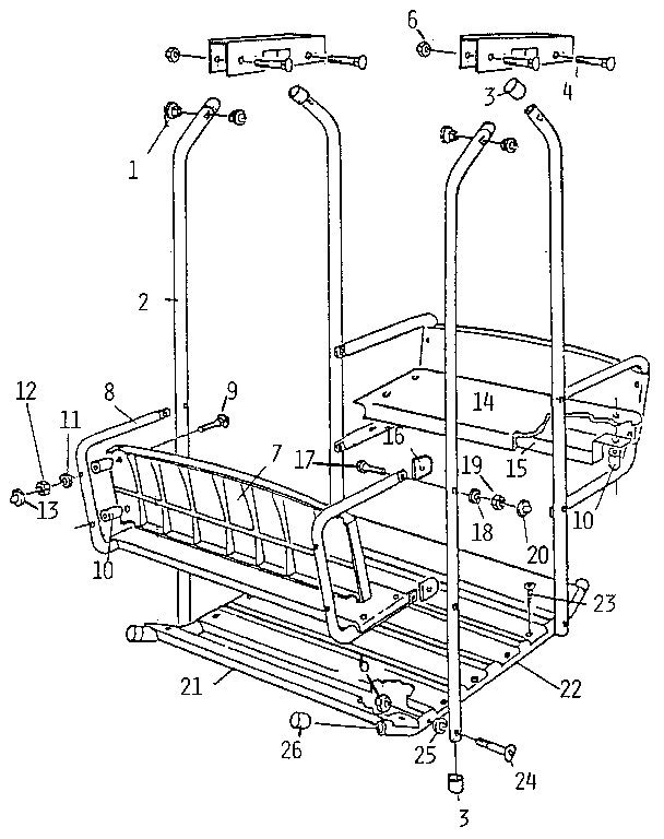 LAWN SWING ASSEMBLY