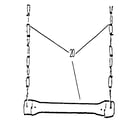 Sears 78630008 trapeze bar assembly diagram