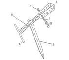 Sears 78630008 seat hanger assembly diagram