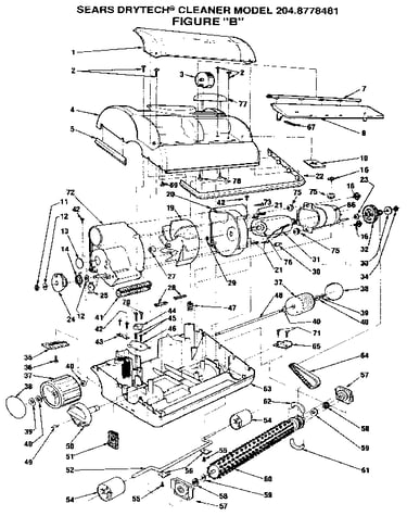 Nozzle and motor assembly