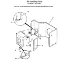 Kenmore 2539710822 air handling diagram