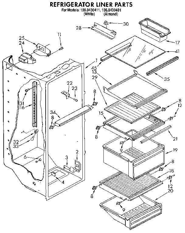 Refrigerator liner