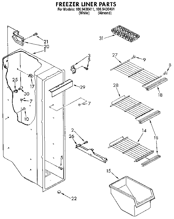 FREEZER LINER