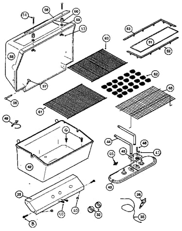 Grill and burner