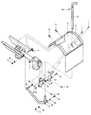 Tine hood, depth regulator, and drag bar