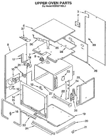 Upper oven