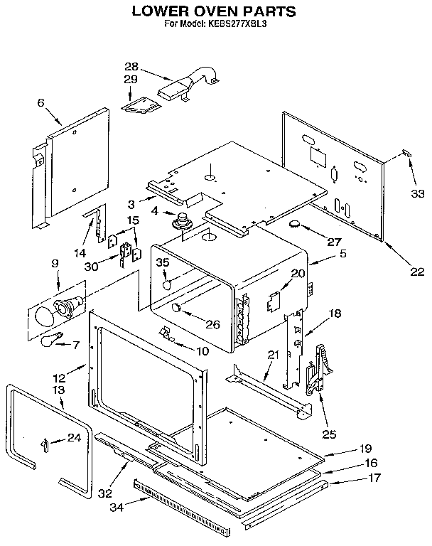 Lower oven