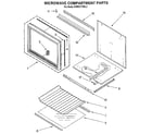 KitchenAid KEMS377XBL2 microwave compartment diagram