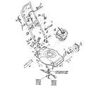 Craftsman 88985 mower housing diagram