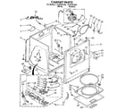 Sears 11097364100 cabinet diagram