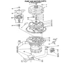 KitchenAid KUDS22HT1 pump and motor diagram