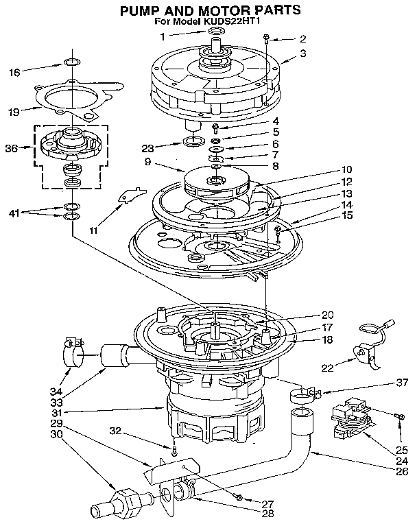 Pump and motor