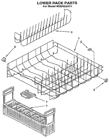 Lower rack