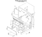 KitchenAid KUDI220WWH0 frame and tank diagram