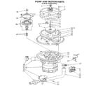KitchenAid KUDI220WWH3 pump and motor diagram
