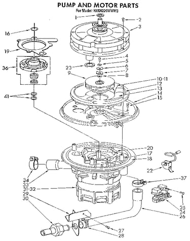 Pump and motor