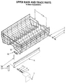 Upper rack and track