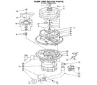 KitchenAid KUDI220WWH4 pump and motor diagram