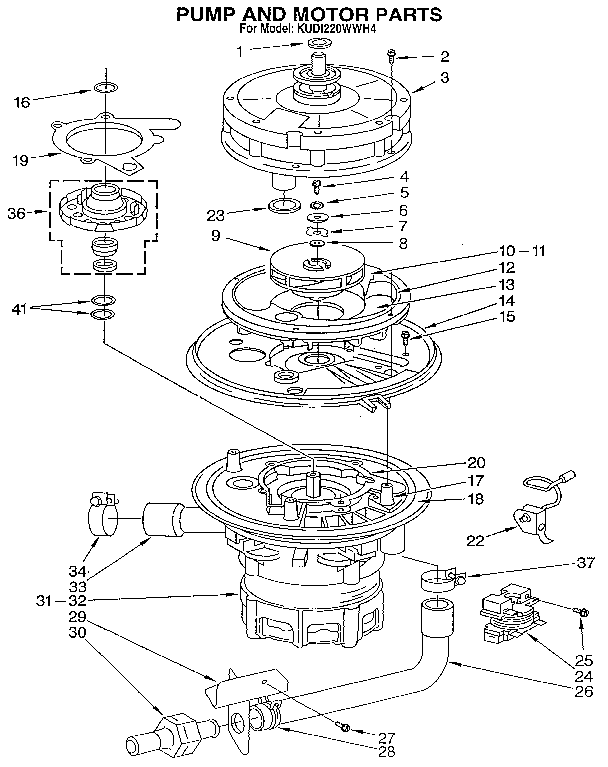 Pump and motor