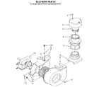 KitchenAid KUDI220WWH1 blower diagram