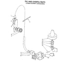 KitchenAid KUDI220WWH1 fill and overfill diagram