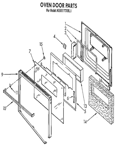 Oven door