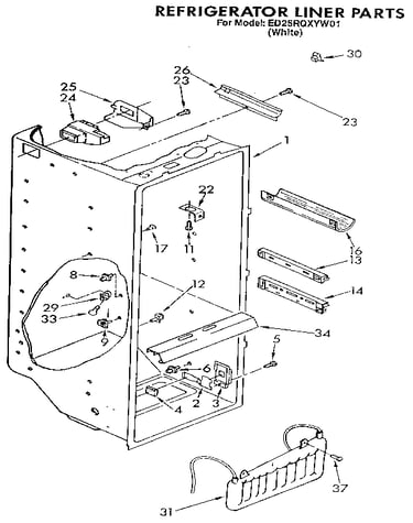 Refrigerator liner