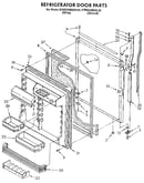 Refrigerator door