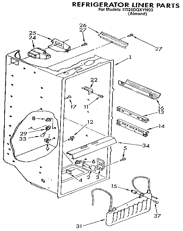 Refrigerator liner