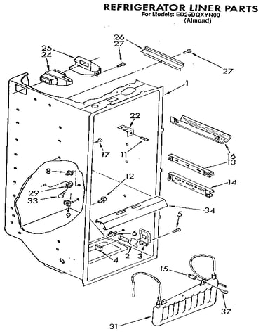 Refrigerator liner