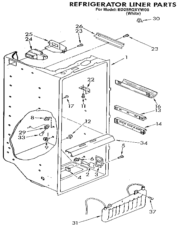 Refrigerator liner