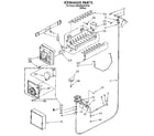 Whirlpool ED25RQXYW00 icemaker diagram