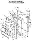 Refrigerator door