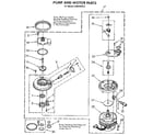 Whirlpool DU8950XX0 pump and motor diagram