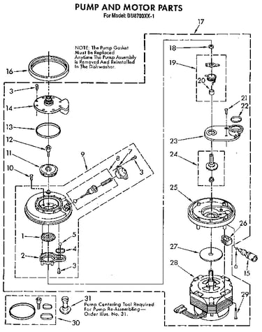 Pump and motor
