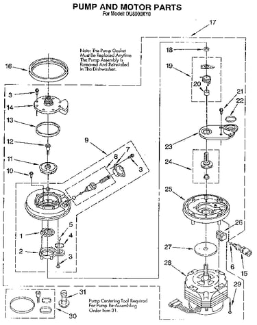 Pump and motor