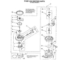 Whirlpool DU8700XY2 pump and motor diagram