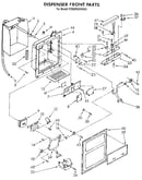 Dispenser front